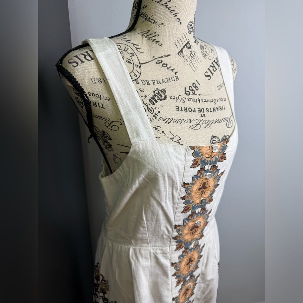 Cleobella Jolene Placement Print Cotton & Linen Midi Sundress NWT Size L - Picture 12 of 14